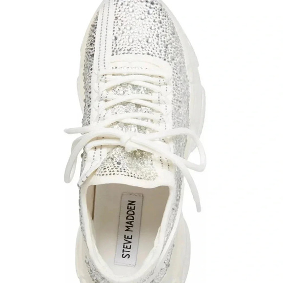 Steve Madden Maxima-R sneakers White HTF size 9 - Picture 3 of 10